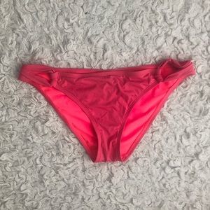 Abercrombie & Fitch Pink Bikini Bottoms Size Large